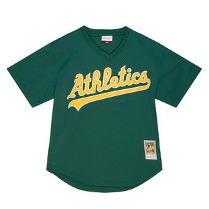 Mitchell & Ness Rickey Henderson 1988 Oakland Athletics A's Authentic BP Jersey